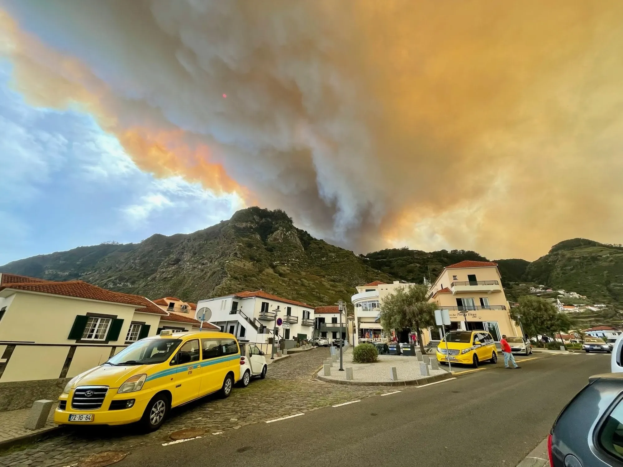 Feuer auf Madeira