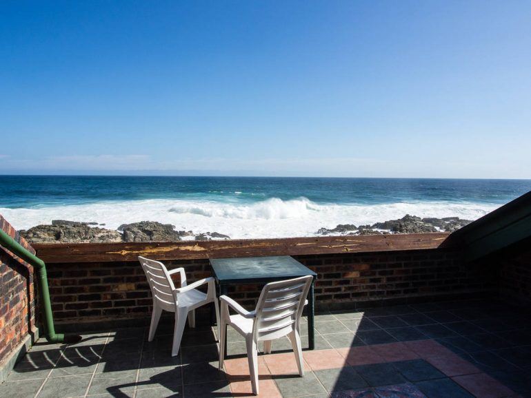 Terrasse im Oceanette C im Storms River Mouth Camp
