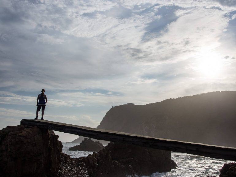 The Big H Footbridge in Knysna