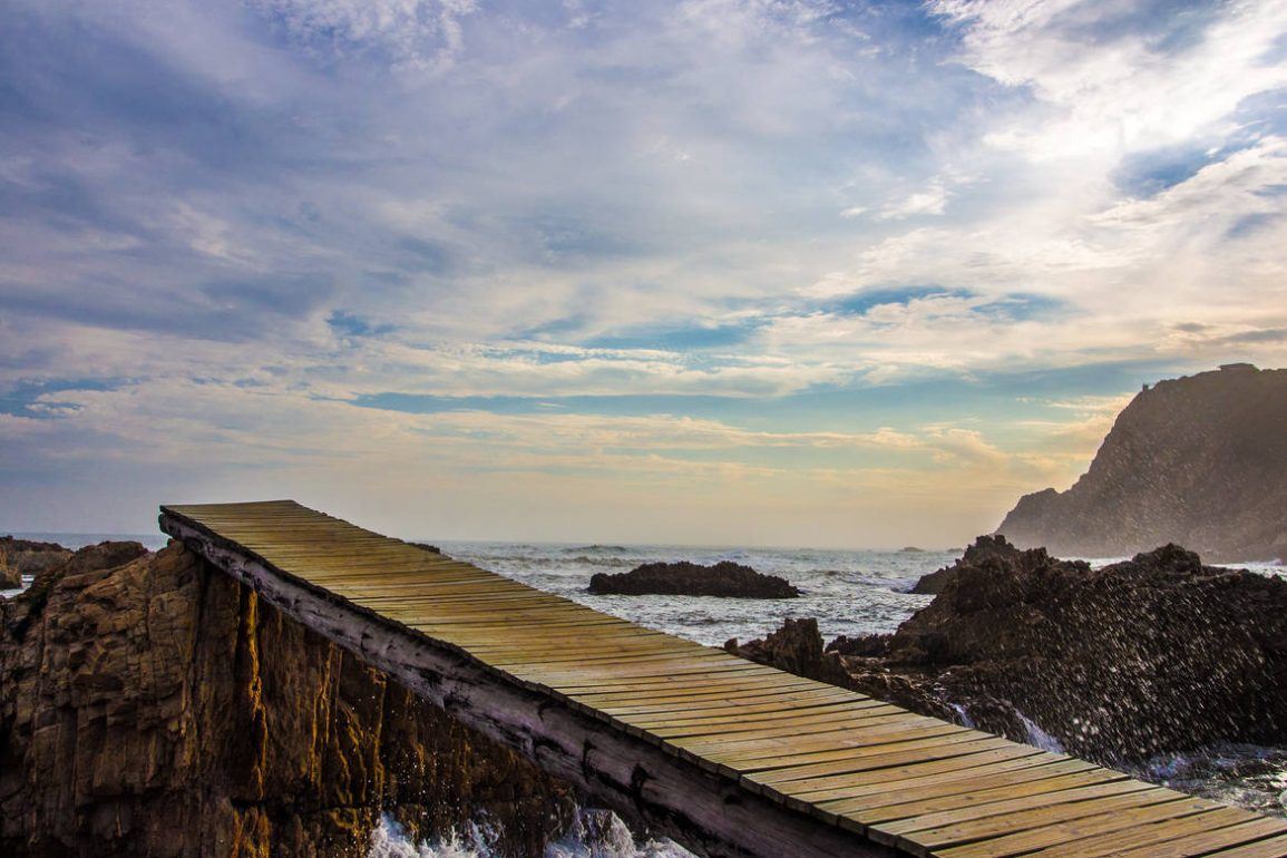 The Big H Footbridge in Knysna