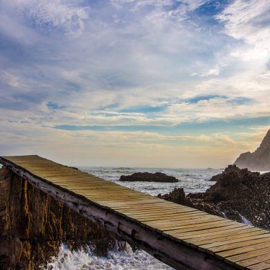 The Big H Footbridge in Knysna