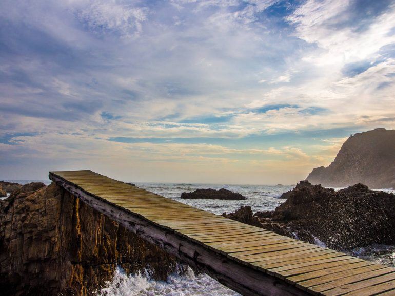 The Big H Footbridge in Knysna