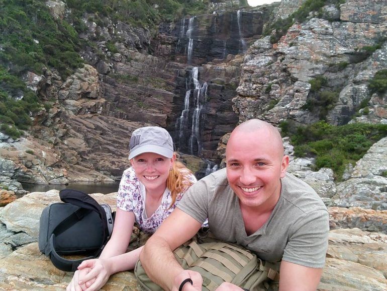 Waterfall im Tsitsikamma Nationalpark