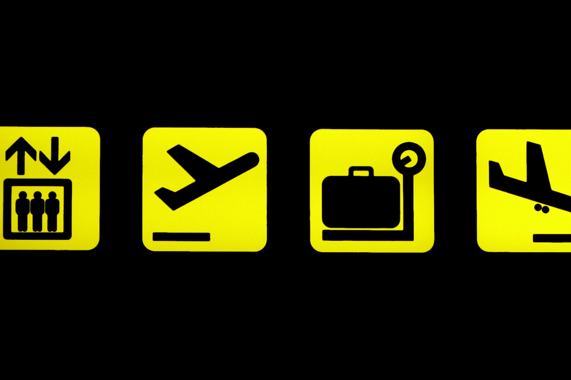 Flughafen Symbole