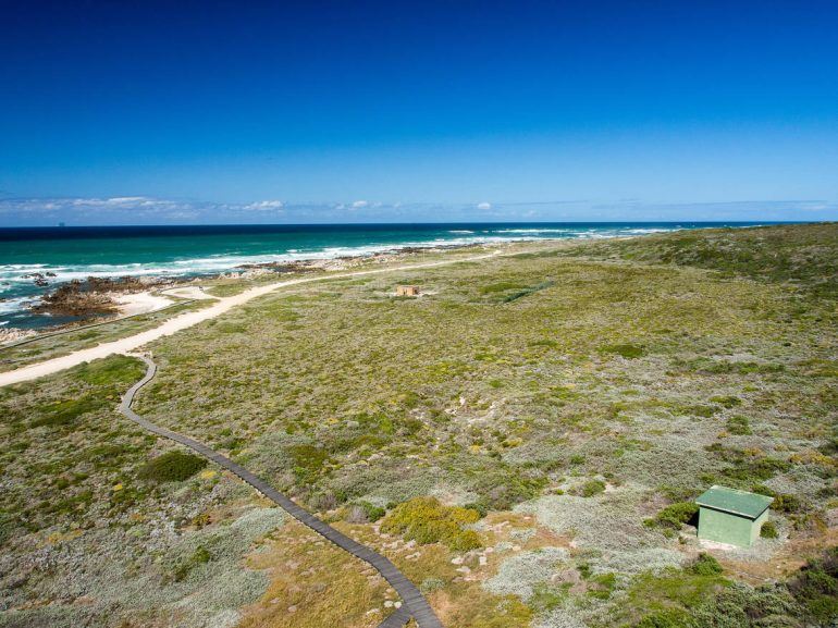 Aussicht vom Leuchtturm Cape Agulhas