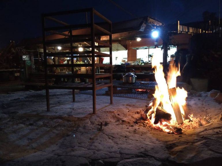 Lagerfeuer im Kaai 4 in Mossel Bay