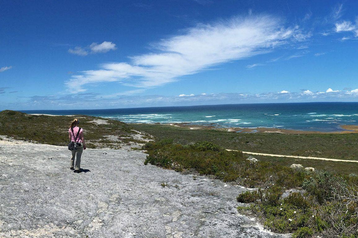 Cape Agulhas Aussicht von der Sanddüne