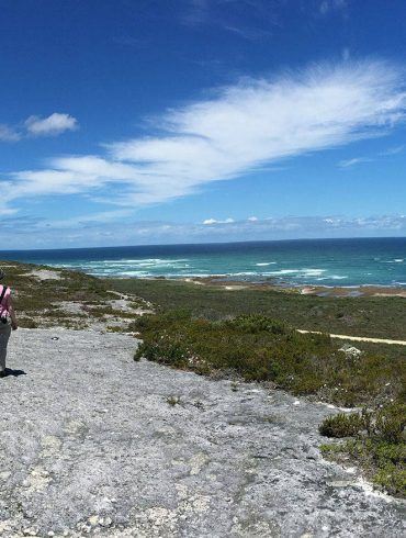 Cape Agulhas Aussicht von der Sanddüne