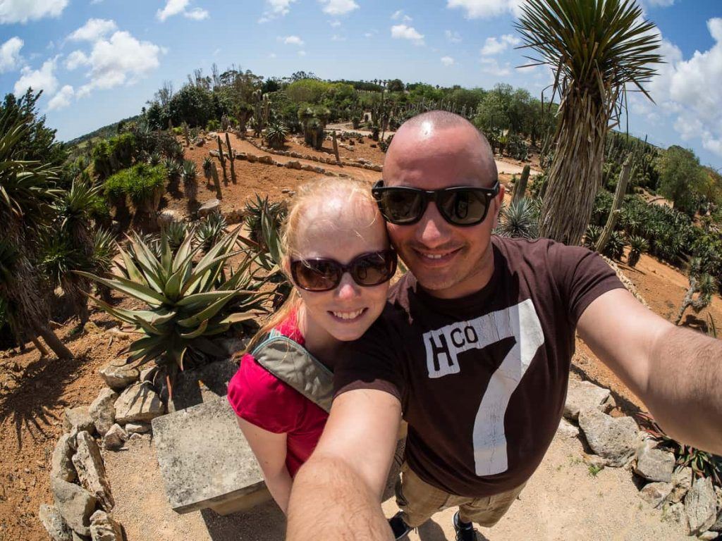 Sandra & Stephan im Botanicactus auf Mallorca