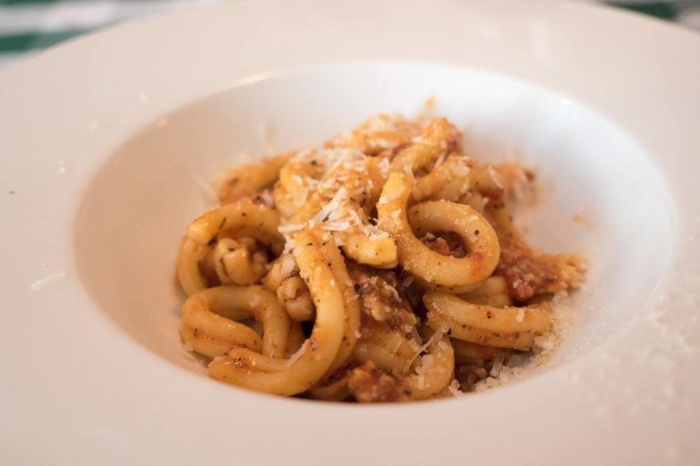 Leckere Pasta im Piccolo Metro auf der Food Tour Stockholm