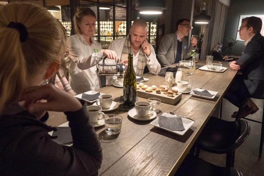 Impressionen aus dem Fotografiska Restaurantauf der Food Tour Stockholm