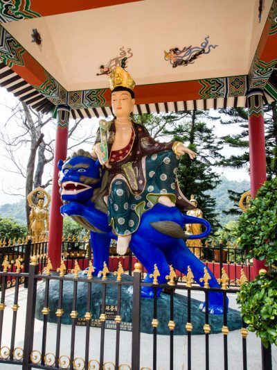 Wen Shu am 10000 Buddha Tempel in Hongkong