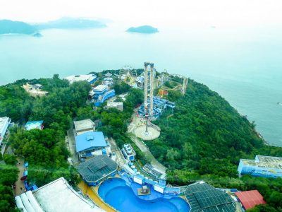 Ausblick Tower im Ocean Park in Hongkong