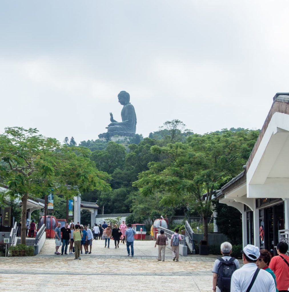 Tian Tan Buddha auf Lantau Island - eines unserer Hongkong Highlights