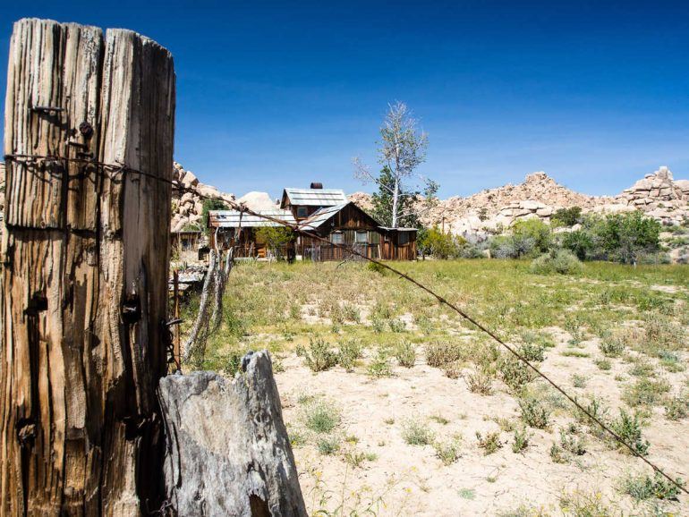 Altes Haupthaus Keys Ranch im Joshua Tree Nationalpark