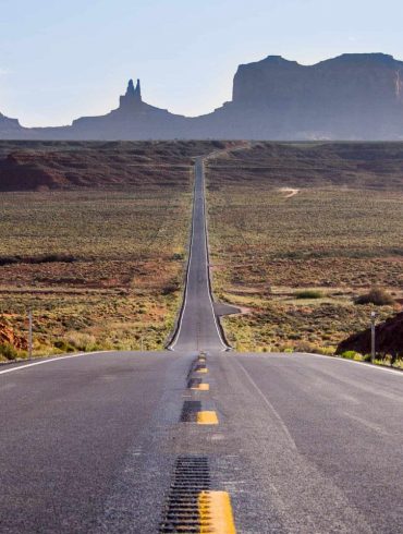 Forrest Gump Point, Blick auf Monument Valley in Arizona