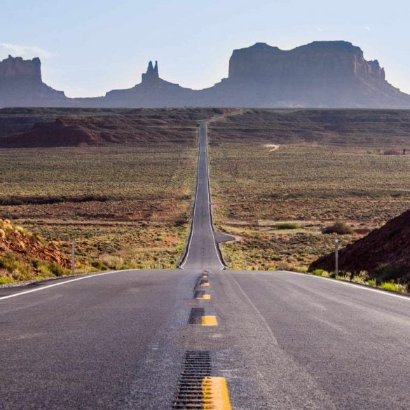 Forrest Gump Point, Blick auf Monument Valley in Arizona