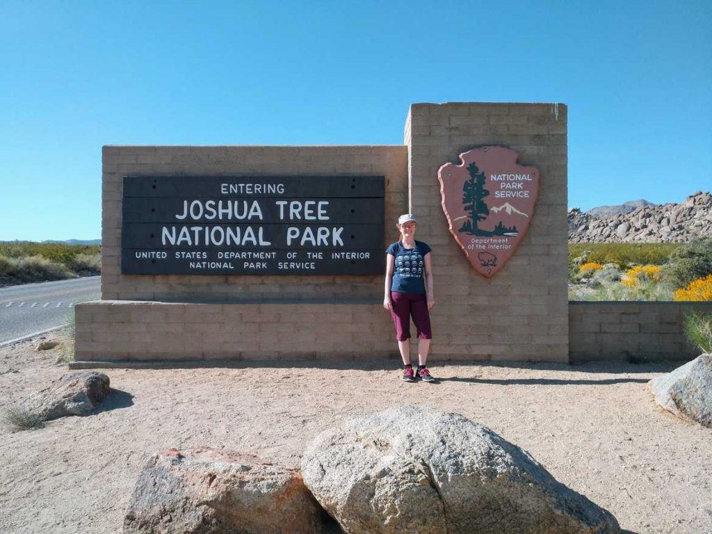 Joshua Tree Nationalpark Parkeingang Schild