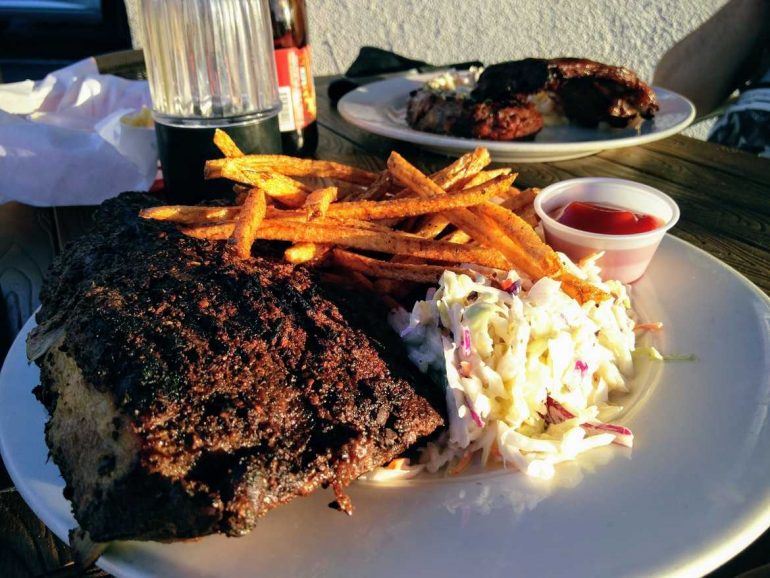 Half Rack in The Rib Restaurant in Twentynine Palms, Arizona