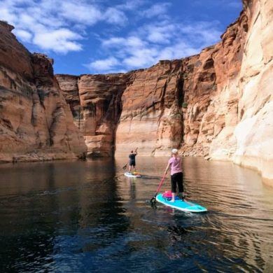 Stand Up Paddle auf dem Lake Powell in Page