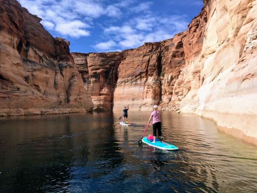 Stand Up Paddle auf dem Lake Powell in Page