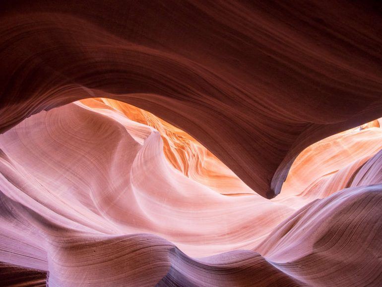 Lower Antelope Canyon in Page, Arizona