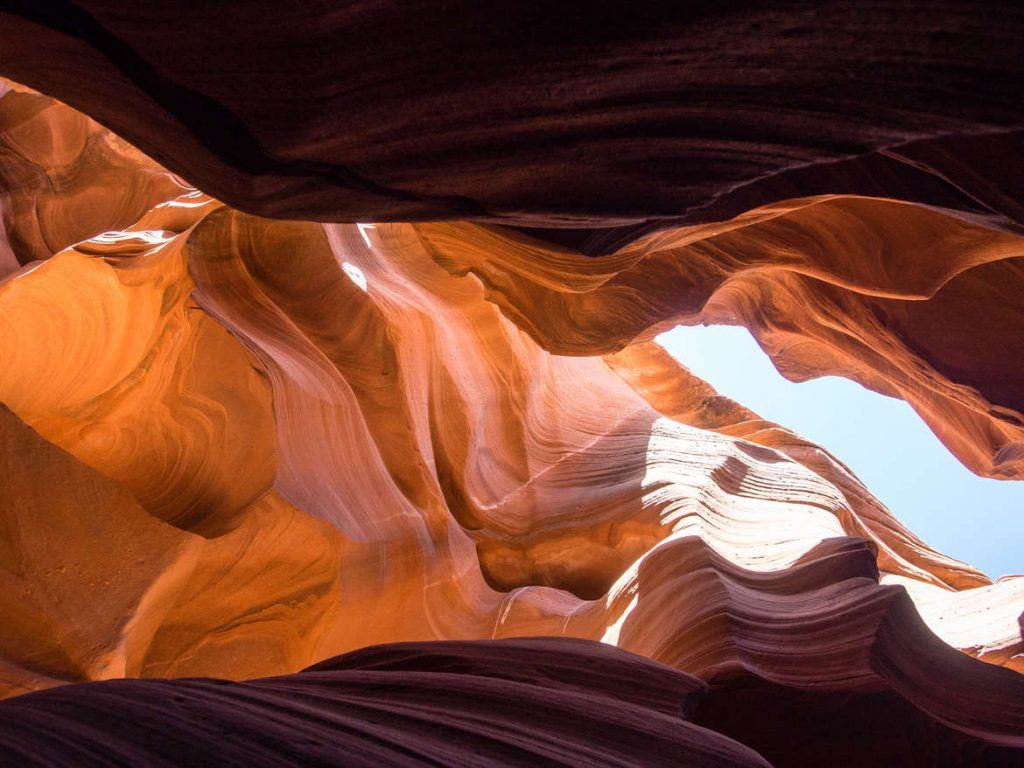 Lower Antelope Canyon in Page, Arizona