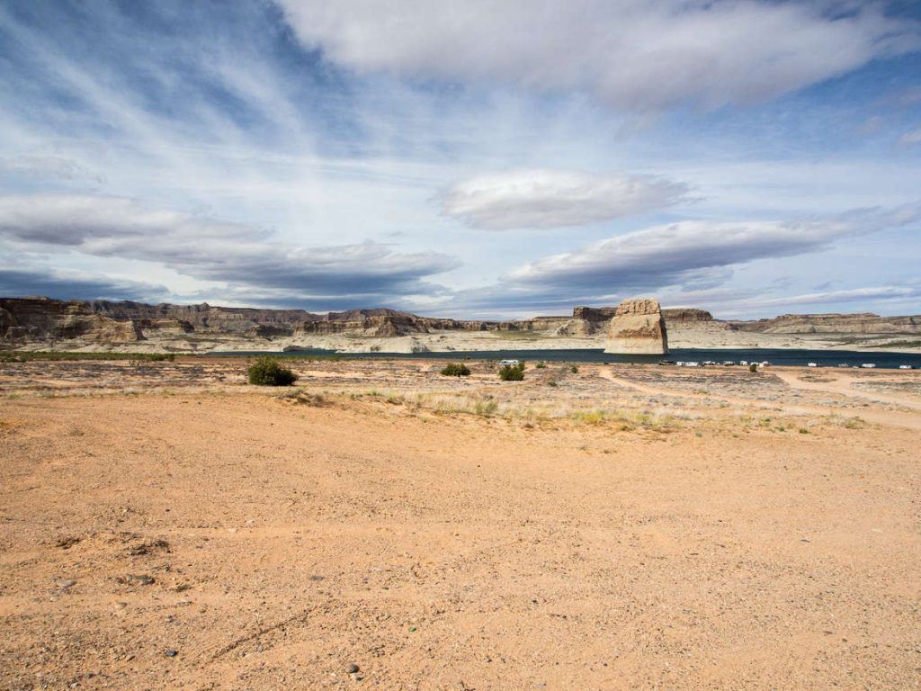 Lone Rock Beach in der Nähe von Page, Arizona