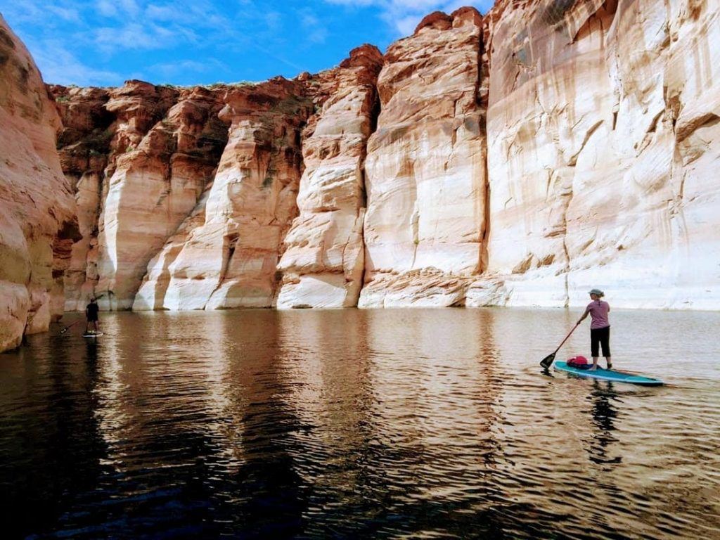 Stand Up Paddle auf dem Lake Powell in Page