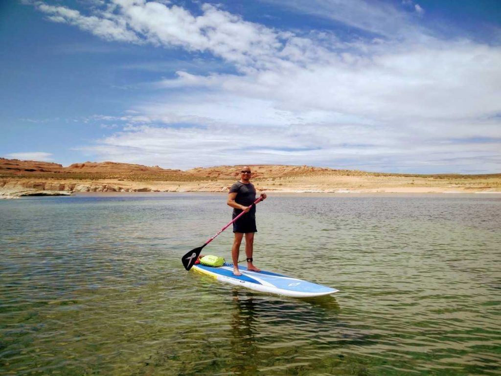 Stand Up Paddle auf dem Lake Powell in Page