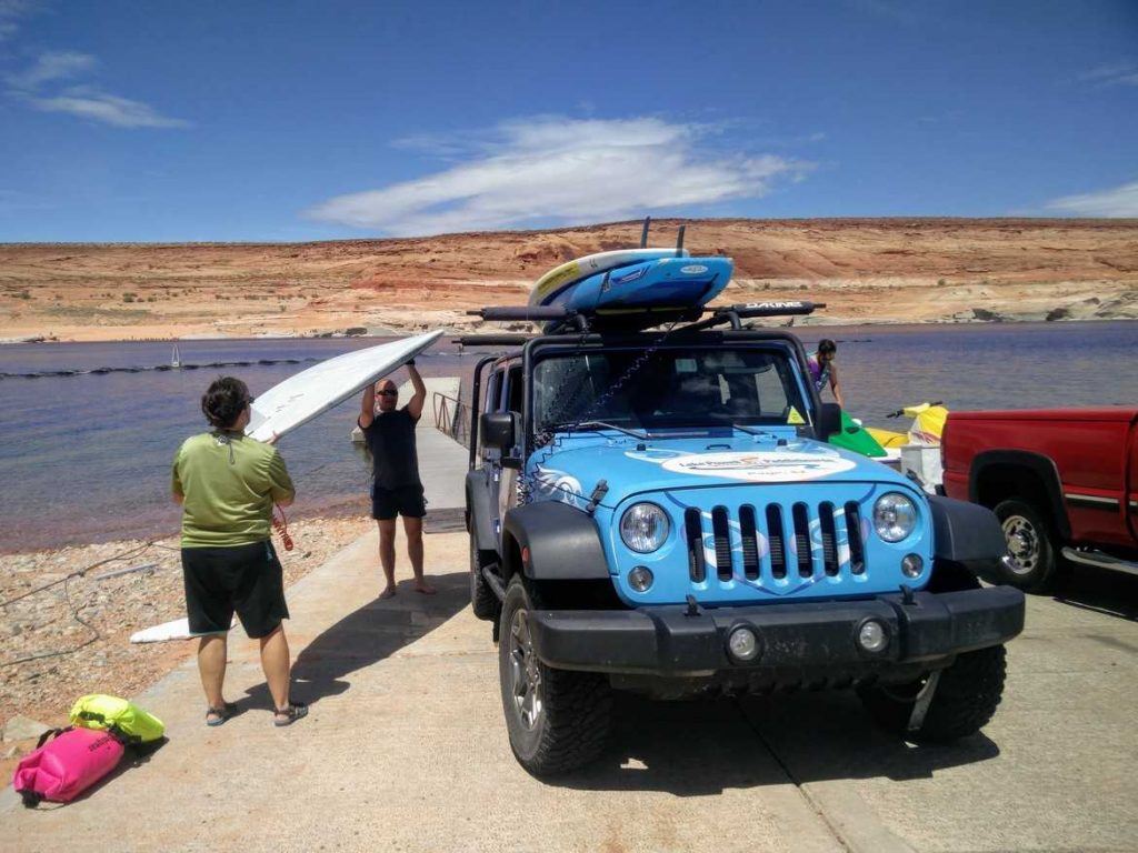 Stand Up Paddle auf dem Lake Powell in Page