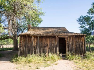 Gebäude in der Ghosttown Grafton in der Nähe vom Zion Nationalpar