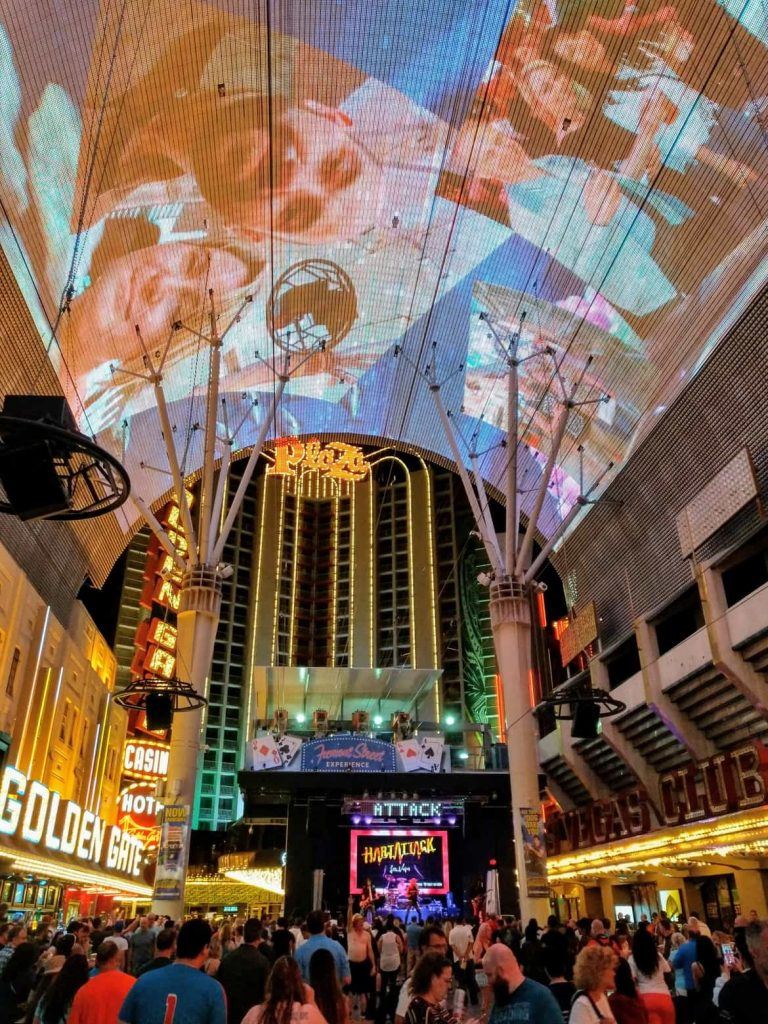 Fremont Street in Las Vegas