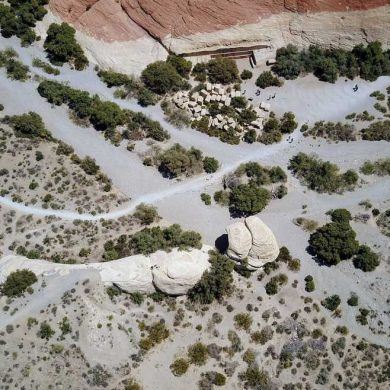 Aufnahme Drohne im Red Rock Canyon