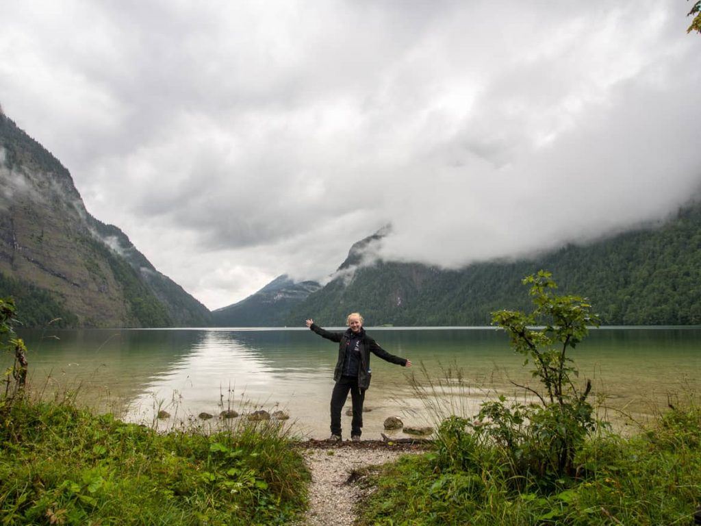 Blick auf den Königssee von St. Bartholomä aus