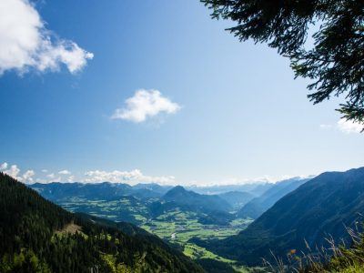 Aussicht Roßfeldpanoramastraße in Berchtesgaden