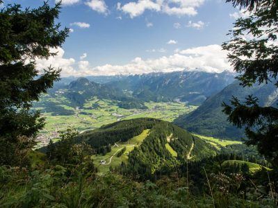 Aussicht Rossfeld-Panoramastraße in Berchtesgaden