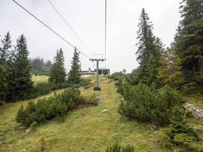 Nostalgie Sessellift zum Dürrnbachhorn auf der Winklmoosalm in Reit im Winkl