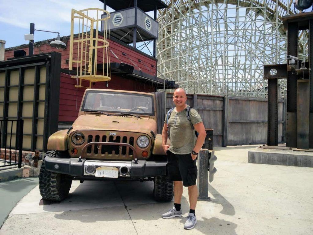 Six Flags Magic Mountain Park in Los Angeles