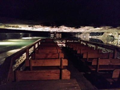 Salzsee im Salzbergwerk in Berchtesgaden