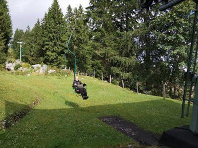 Nostalgie Sessellift an der Winklmoosalm in Reit im Winkl