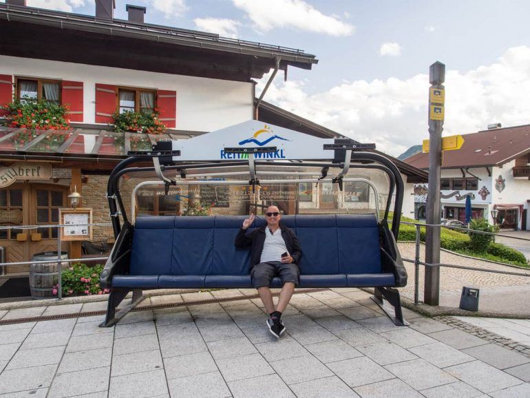 Skilift am zentralen Platz in Reit im Winkl