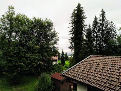 Blick aus dem Fenster bei Kaisers Landhaus am Schliersee