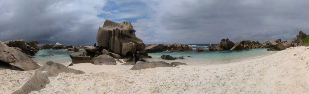 Panorama von der Anse Marron Seychellen