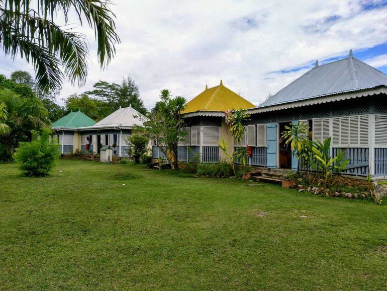 Häuschen im Craft Village auf Mahe Seychellen