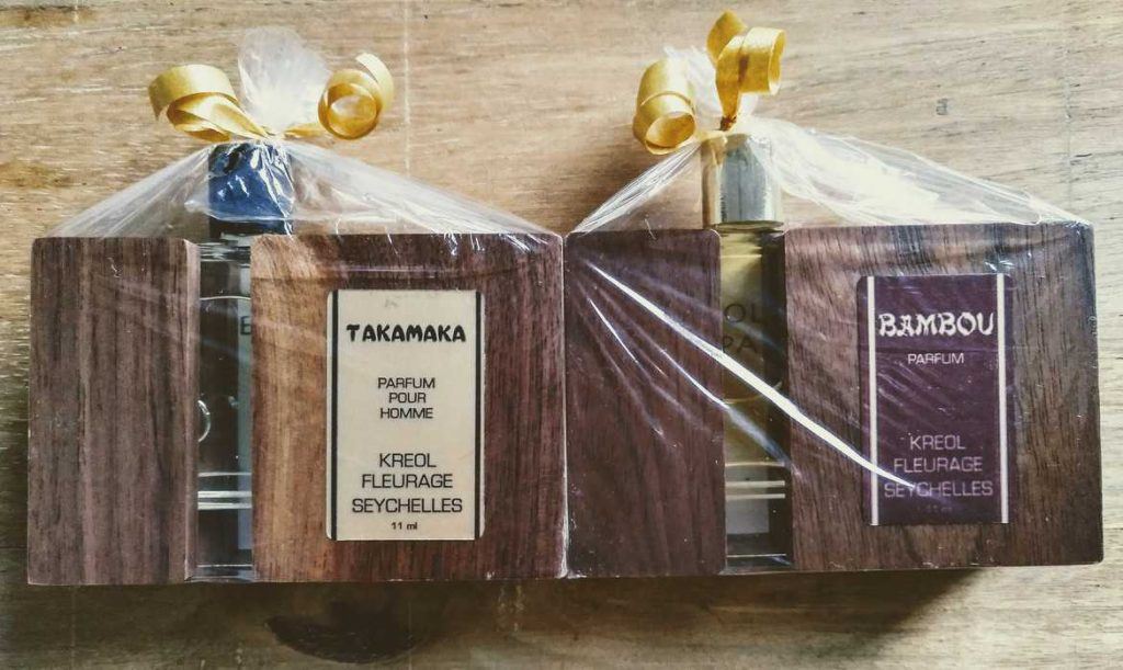 Kreolfleurage Duft Takamaka und Bambou auf Mahe Seychellen