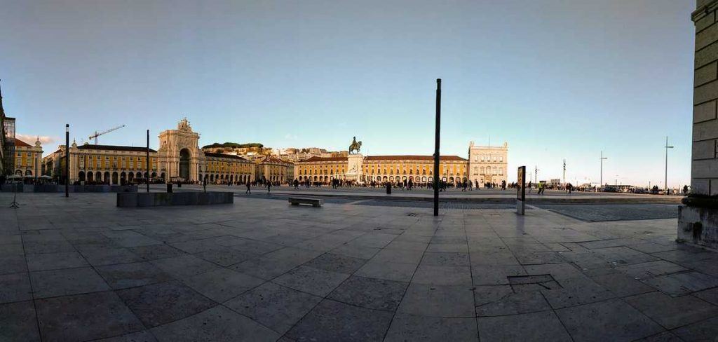 Praca do Comercio in Lissabon Portugal