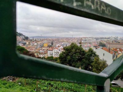 Aussichtspunkt in Lissabon Portugal