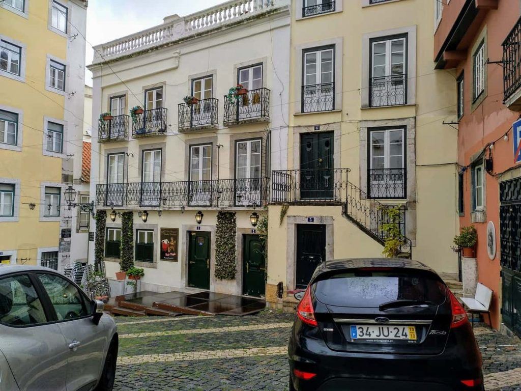 Stadtteil Alfama in Lissabon Portugal