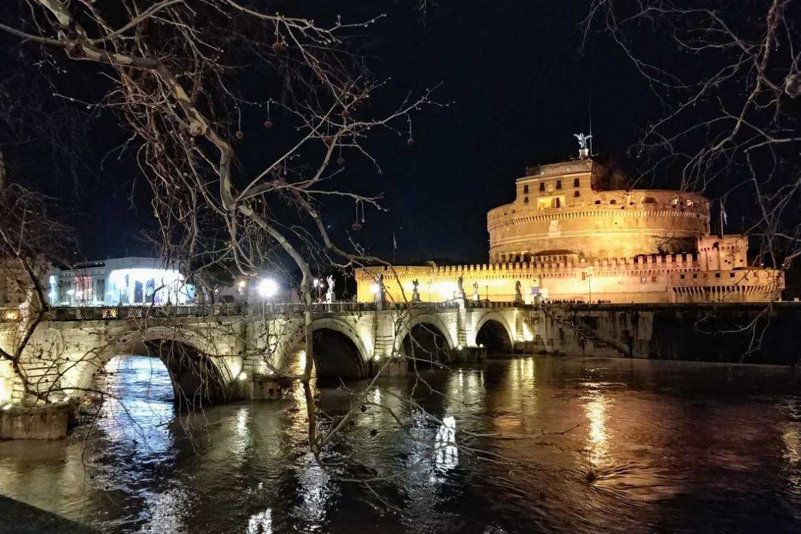 Engelsburg in Rom Italien